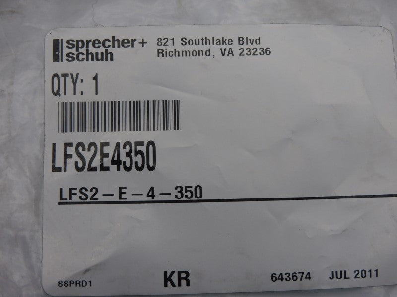 SPRECHER+SCHUH LFS2-E-4-350 NSMP