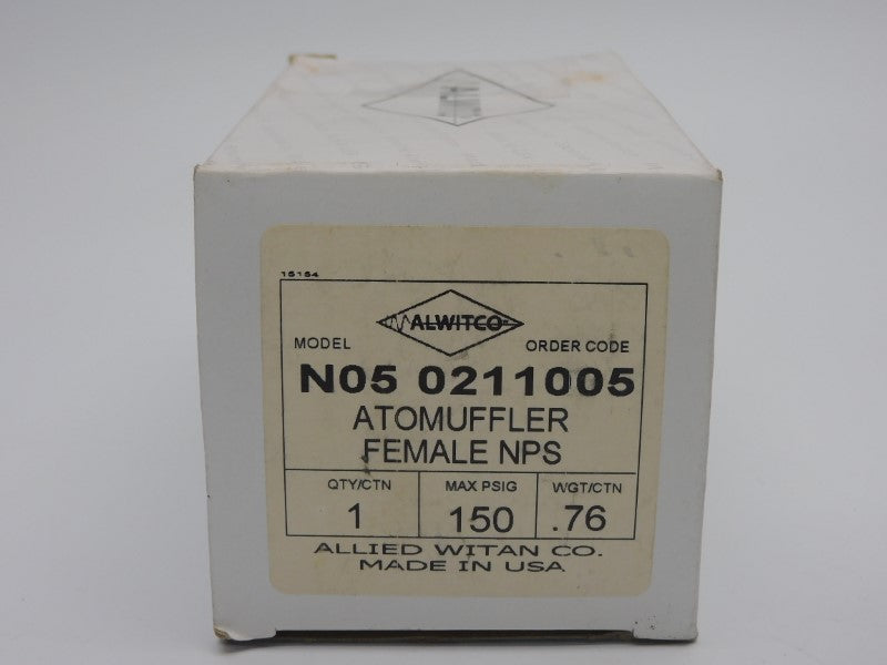 ALWITCO 0211005 N05 150PSI NSMP