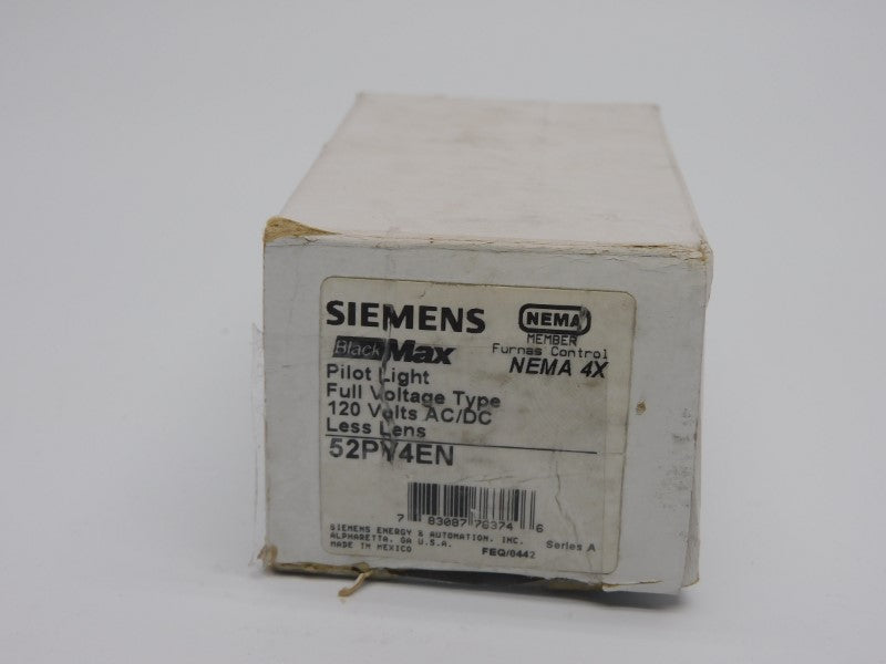 SIEMENS 52PY4EN SER. A 120VAC/DC NSMP