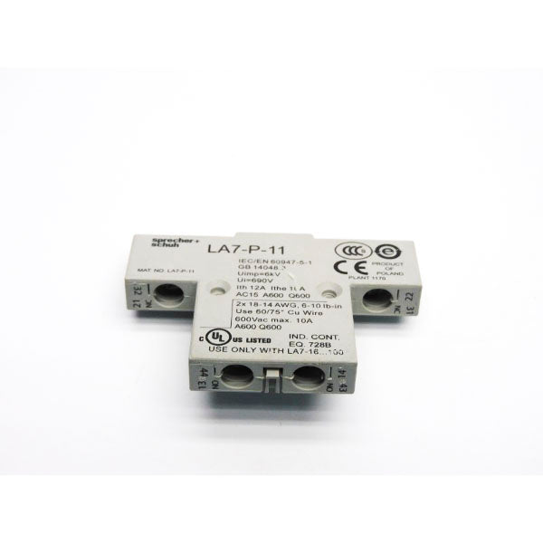 SPRECHER+SCHUH LA7-P-11 690V 12A NSNP