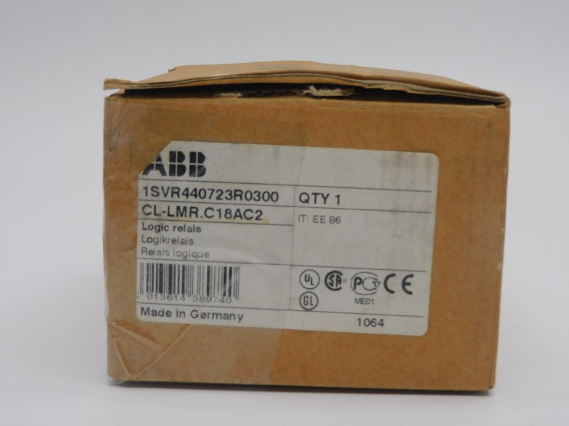 ABB 1SVR440723R0300 CL-LMR.C18AC2 85-264VAC 10A NSMP