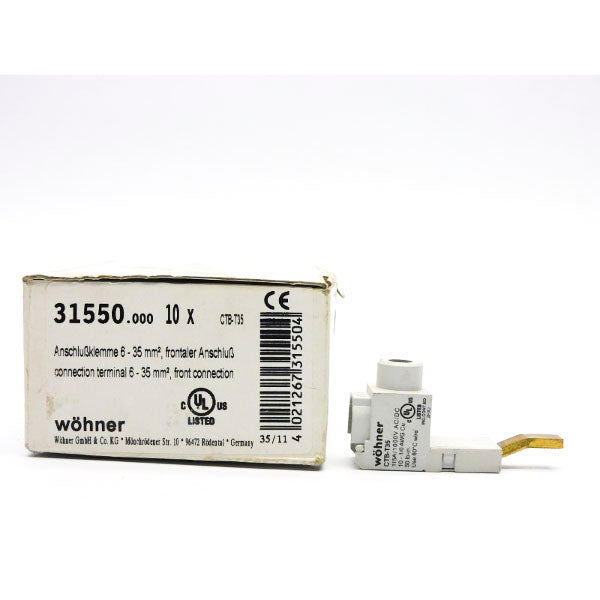 WOHNER CTB-T35 31550.000 1000VAC/DC 115A (PKG OF 10) NSMP