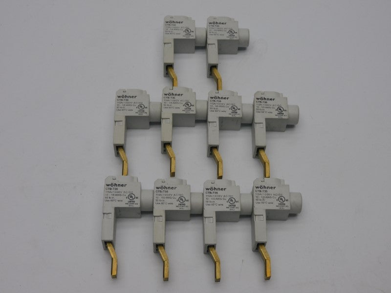 WOHNER CTB-T35 31550.000 1000VAC/DC 115A (PKG OF 10) NSMP