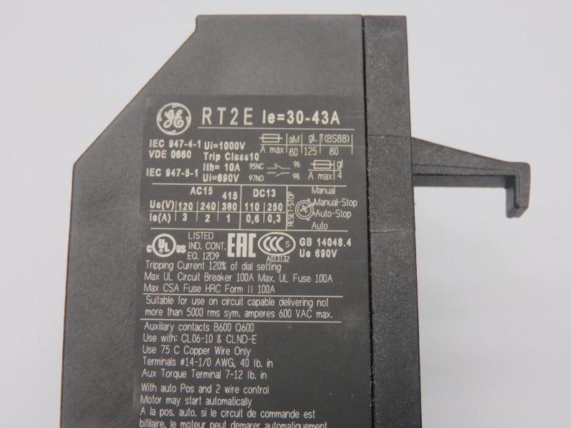 GENERAL ELECTRIC RT2E 690V 30-43A NSMP