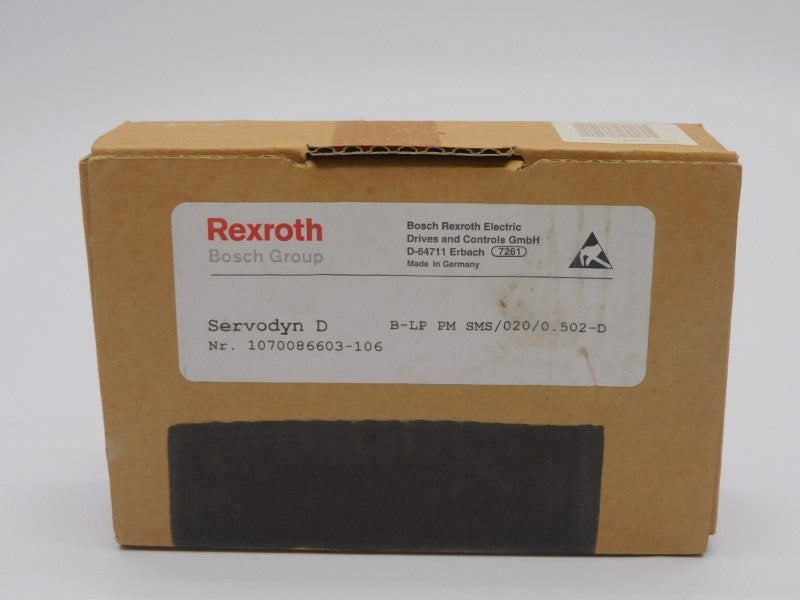 REXROTH PMSMS/020/0.502-D 1070086603-106 NSMP
