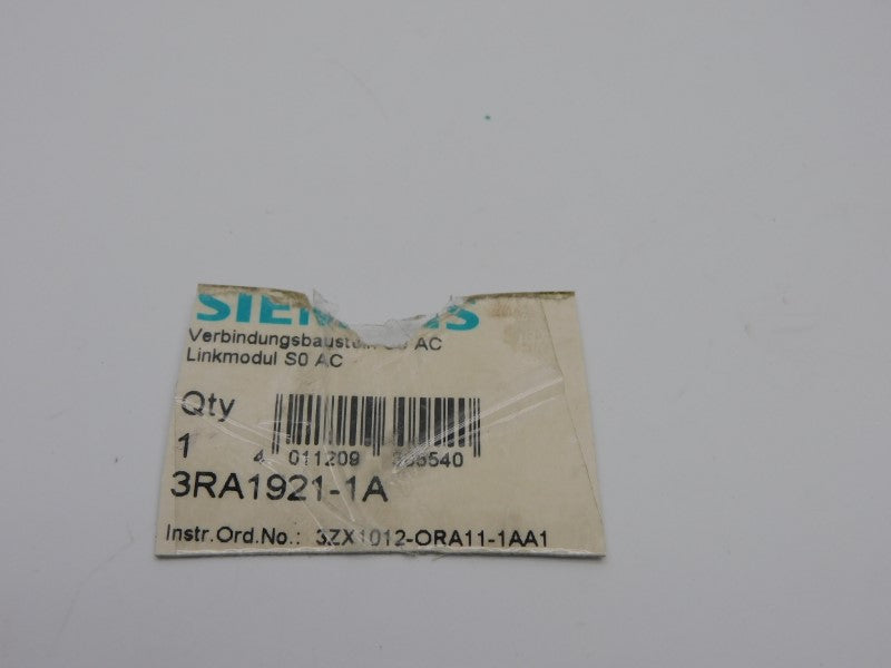 SIEMENS 3RA1921-1A NSNP