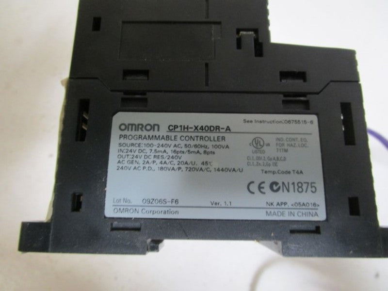 OMRON CP1H-X40DR-A UNMP