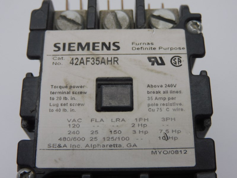 SIEMENS 42AF35AHR 440/480V 25A UNMP