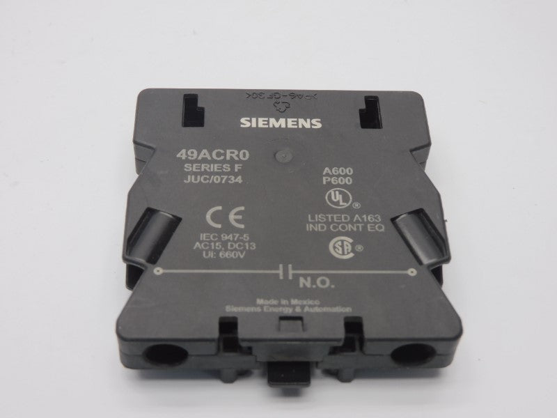 SIEMENS 49ACR0 SER. F 660V UNMP