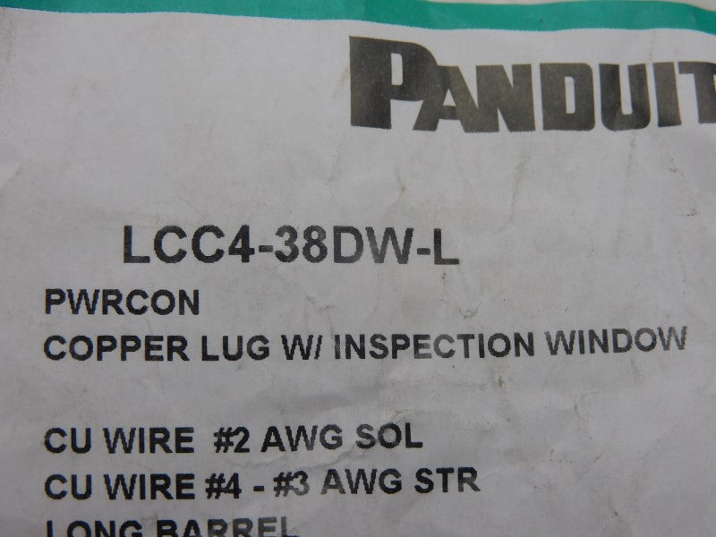 PANDUIT LCC4-38DW-L NSNP