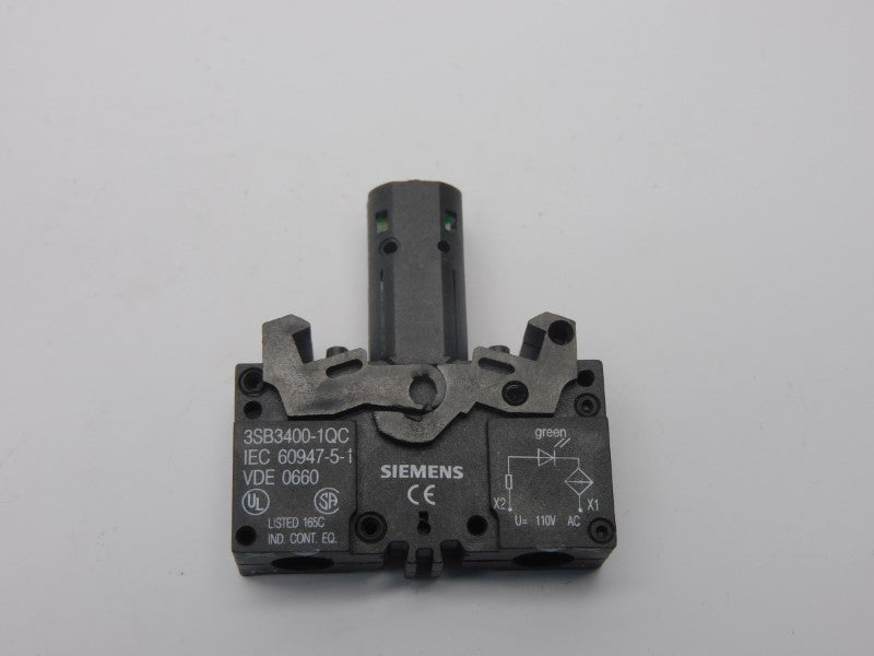 SIEMENS 3SB3400-1QC 110VAC NSNP