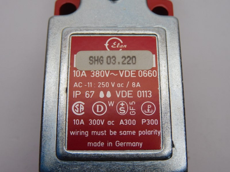 ELAN SHG03.220 380V 10A NSNP