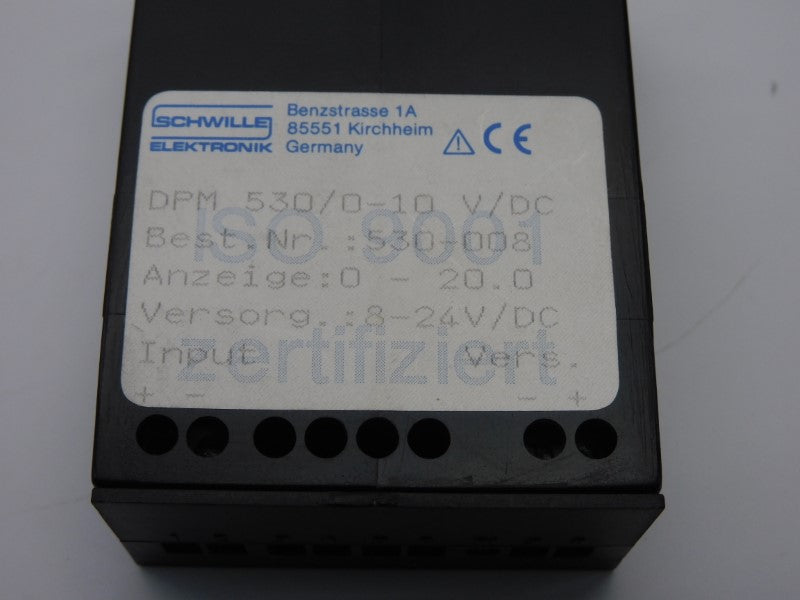 SCHWILLE ELEKTRONIK DPM530/0-10V/DC 530-008 8-24V/DC NSNP