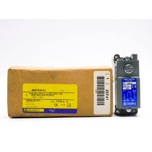 SQUARE D 9007AW14 SER. D 600V 15A NSMP