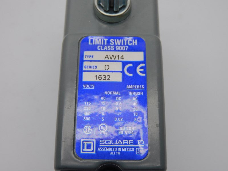 SQUARE D 9007AW14 SER. D 600V 15A NSMP