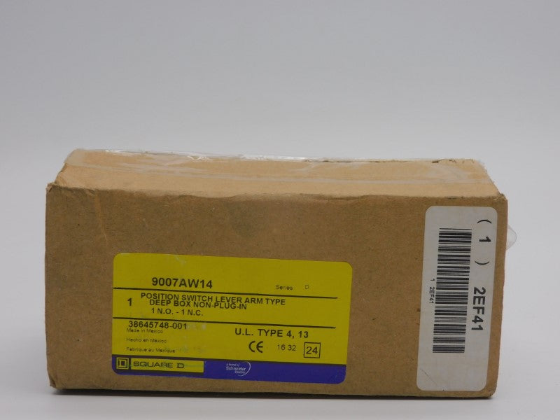 SQUARE D 9007AW14 SER. D 600V 15A NSMP