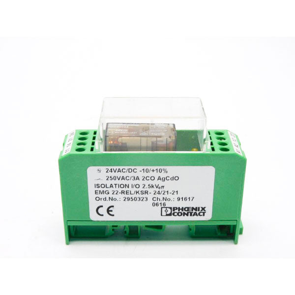 PHOENIX CONTACT EMG22-REL/KSR-24/21-21 250VAC 3A NSNP