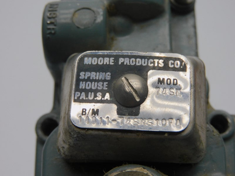 MOORE PRODUCTS 14811-74SNS10FA 74SN UNMP