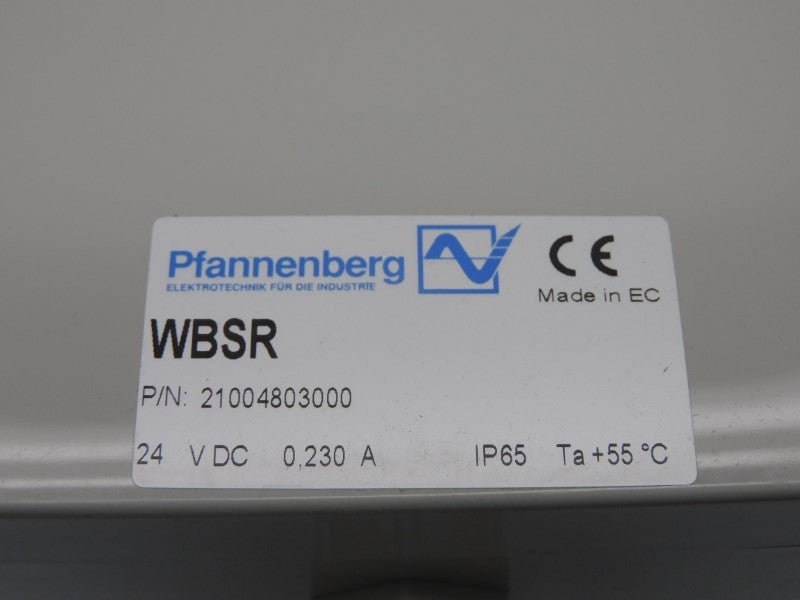 PFANNENBERG WBSR 21004803000 24VDC 0.230A NSMP