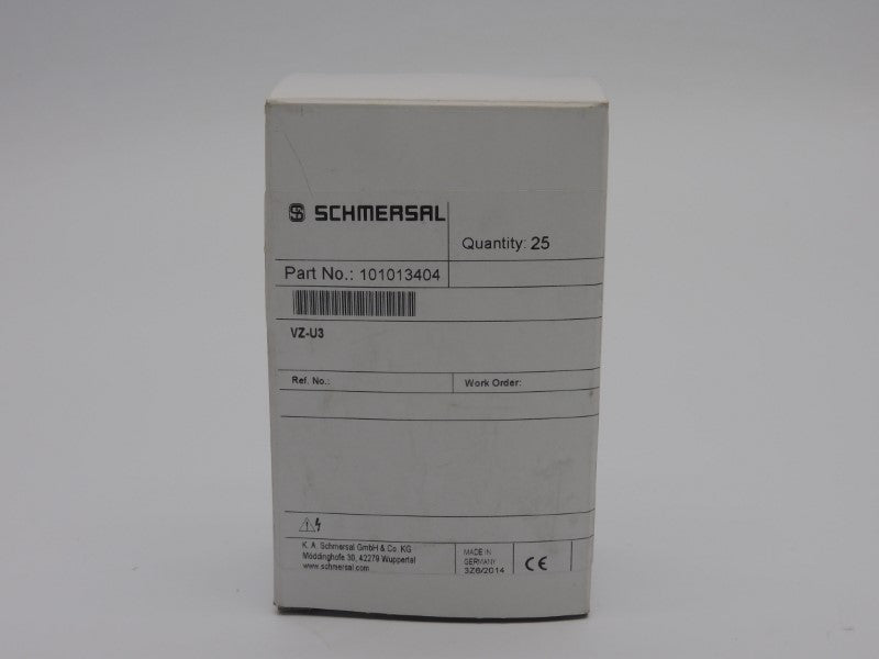 SCHMERSAL 101013404 VZ0U3 (PKG OF 25) NSMP