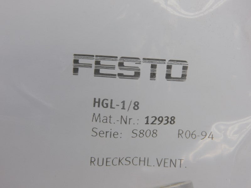 FESTO HGL-1/8 12938 NSMP