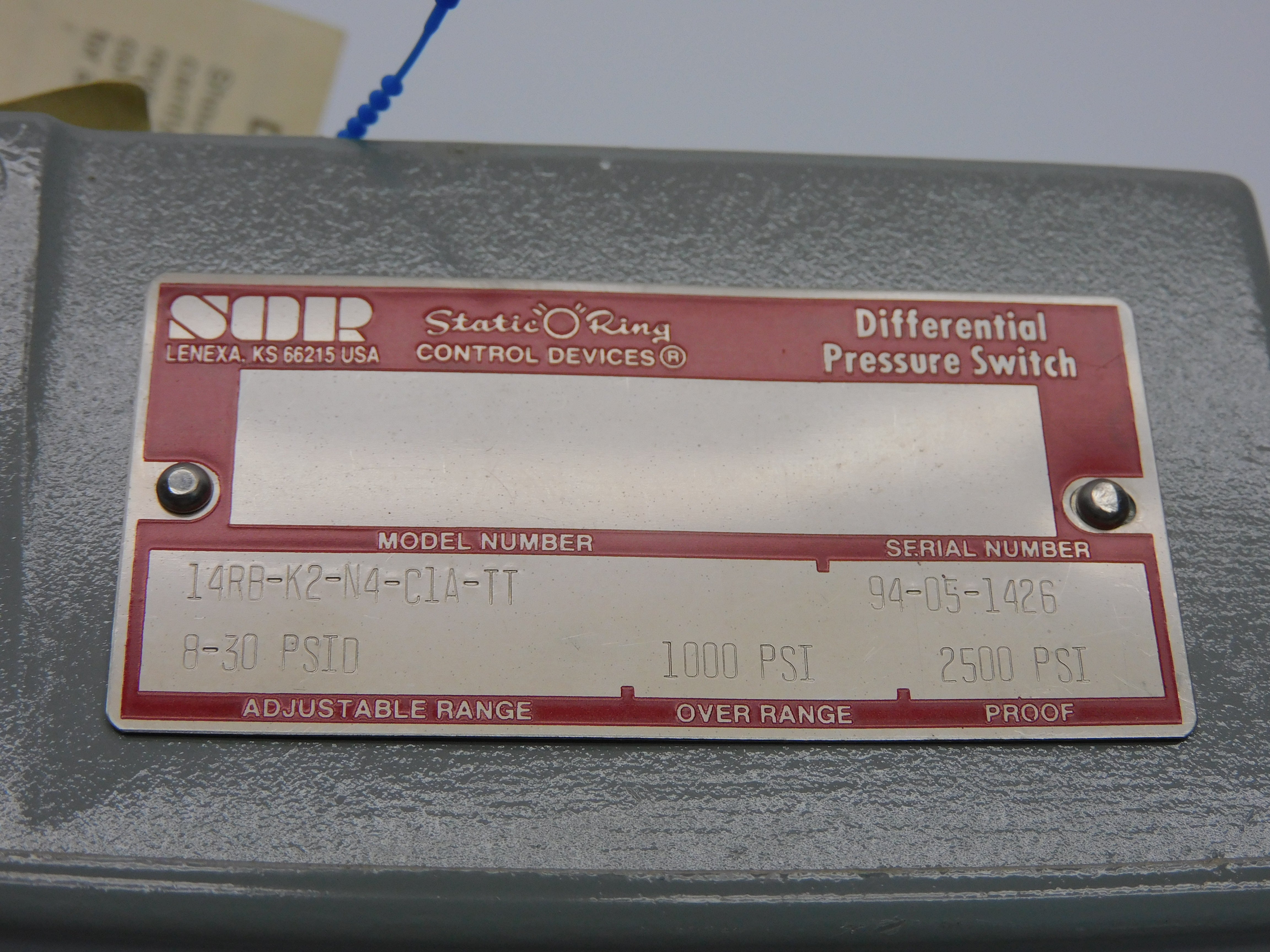 SOR 14RB-K2-N4-C1A-TT 8-30PSI NSNP