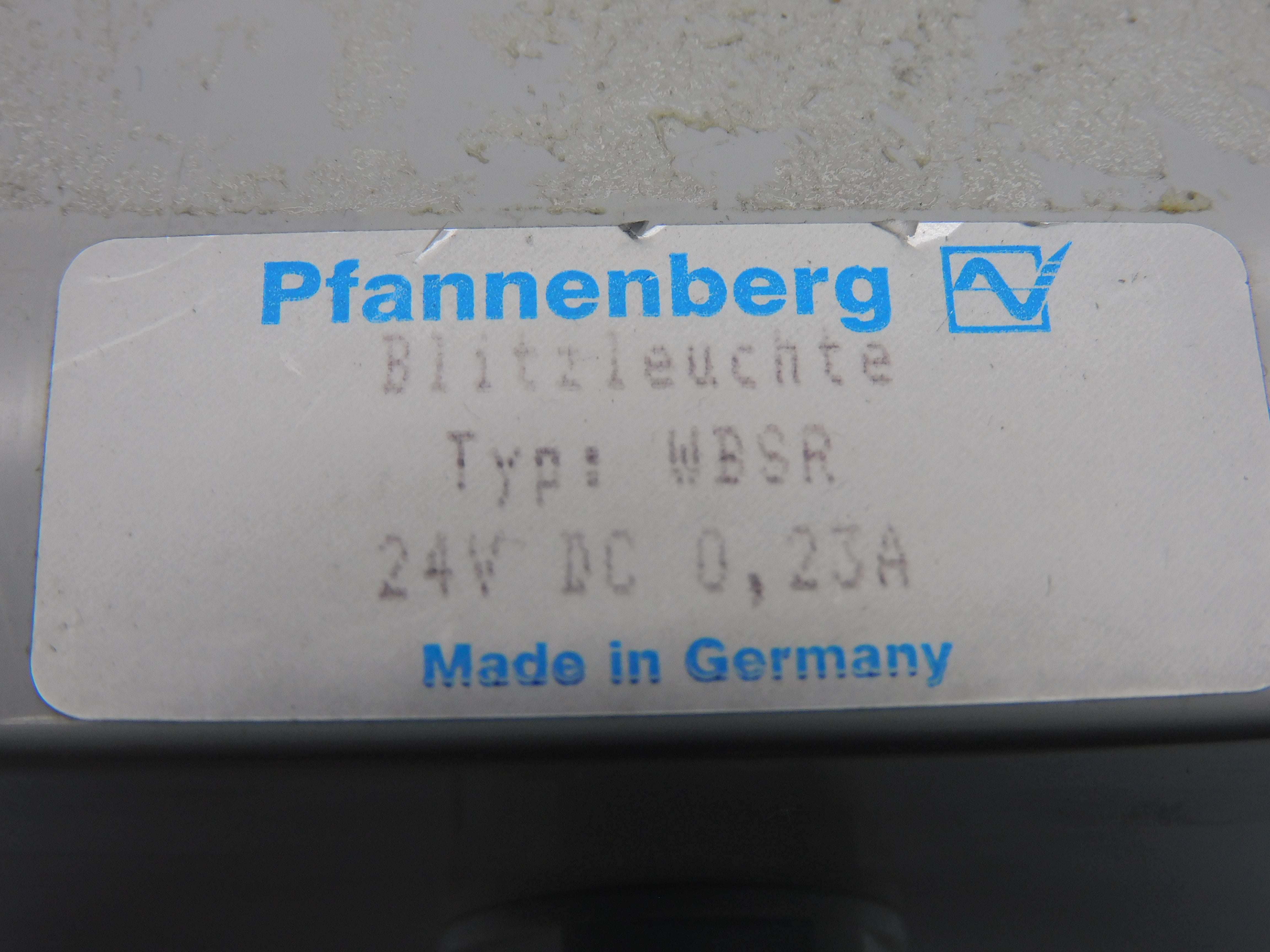 PFANNENBERG WBSR 24VDC 0.23A NSNP