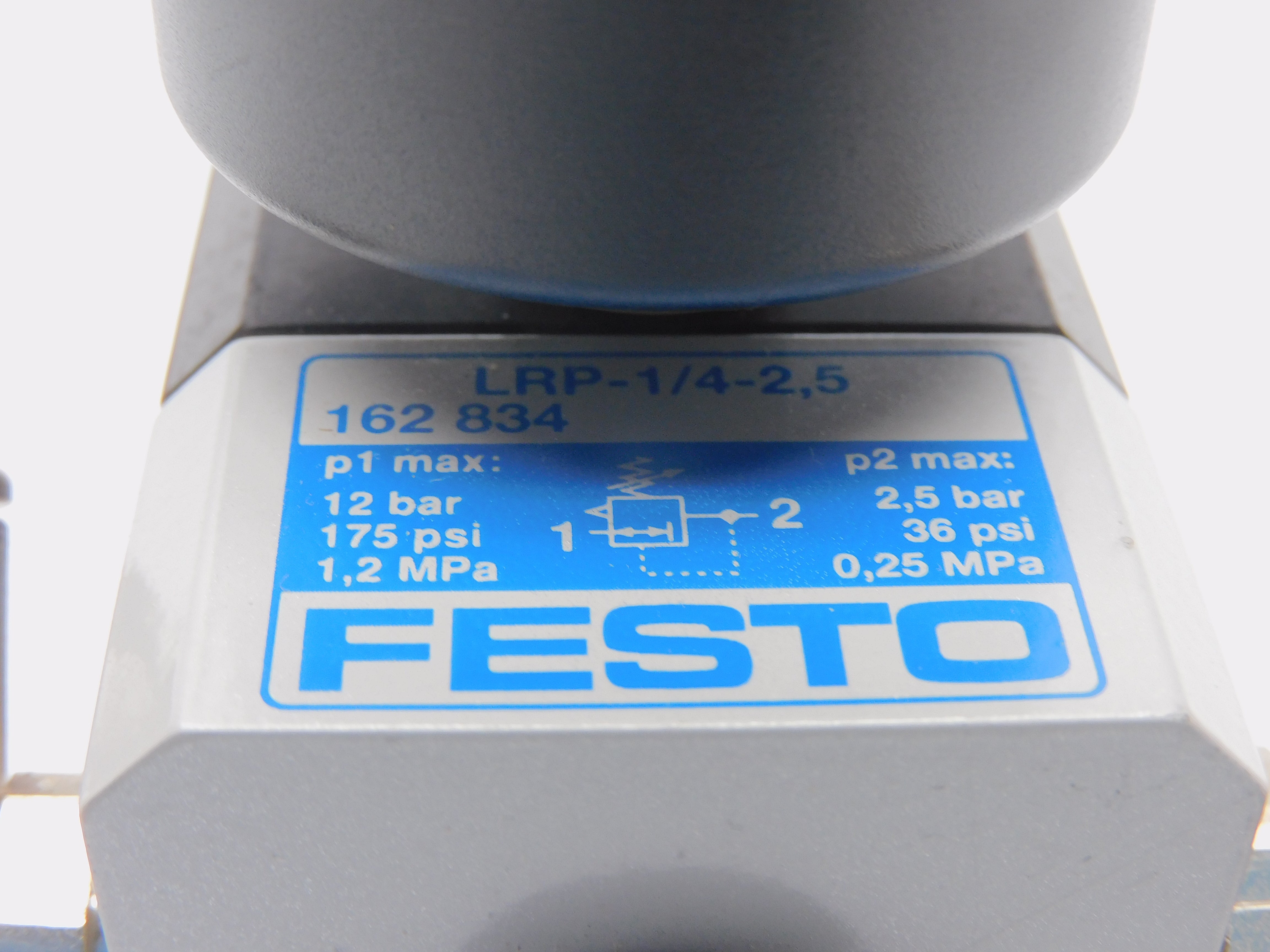FESTO LRP-1/4-2.5 162834 175PSI UNMP