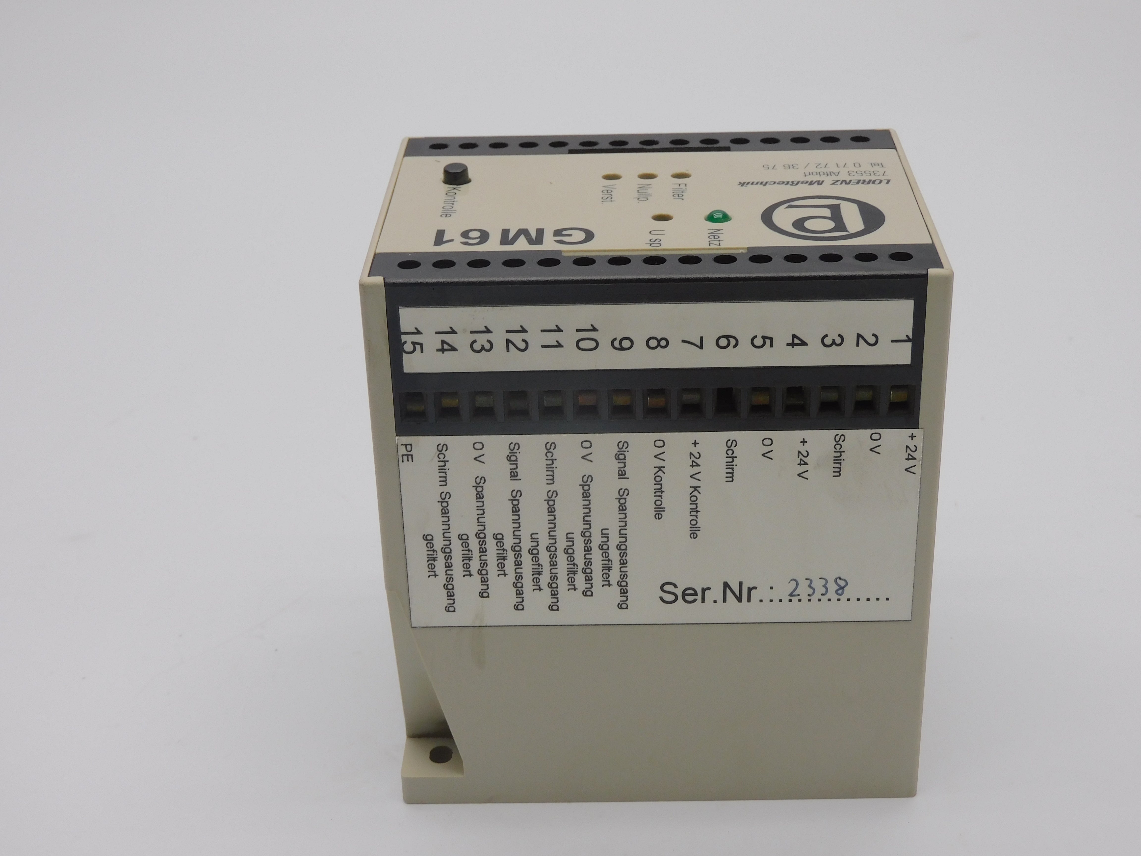 LORENZ GM61 24V NSNP