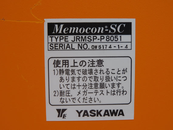 YASKAWA JRMSP-P8051 100VAC NSNP