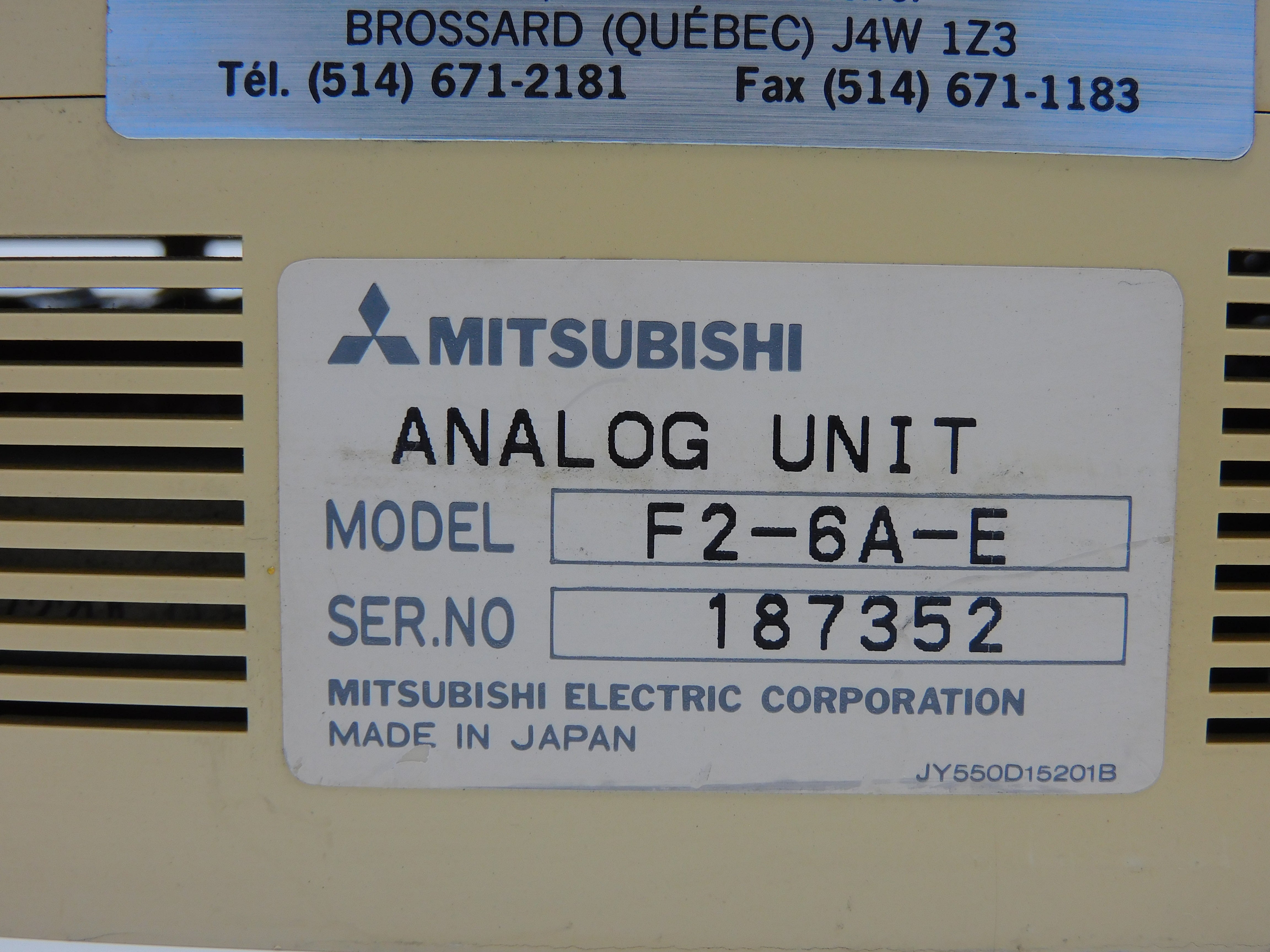 MITSUBISHI F2-6A-E 220/240VAC UNMP