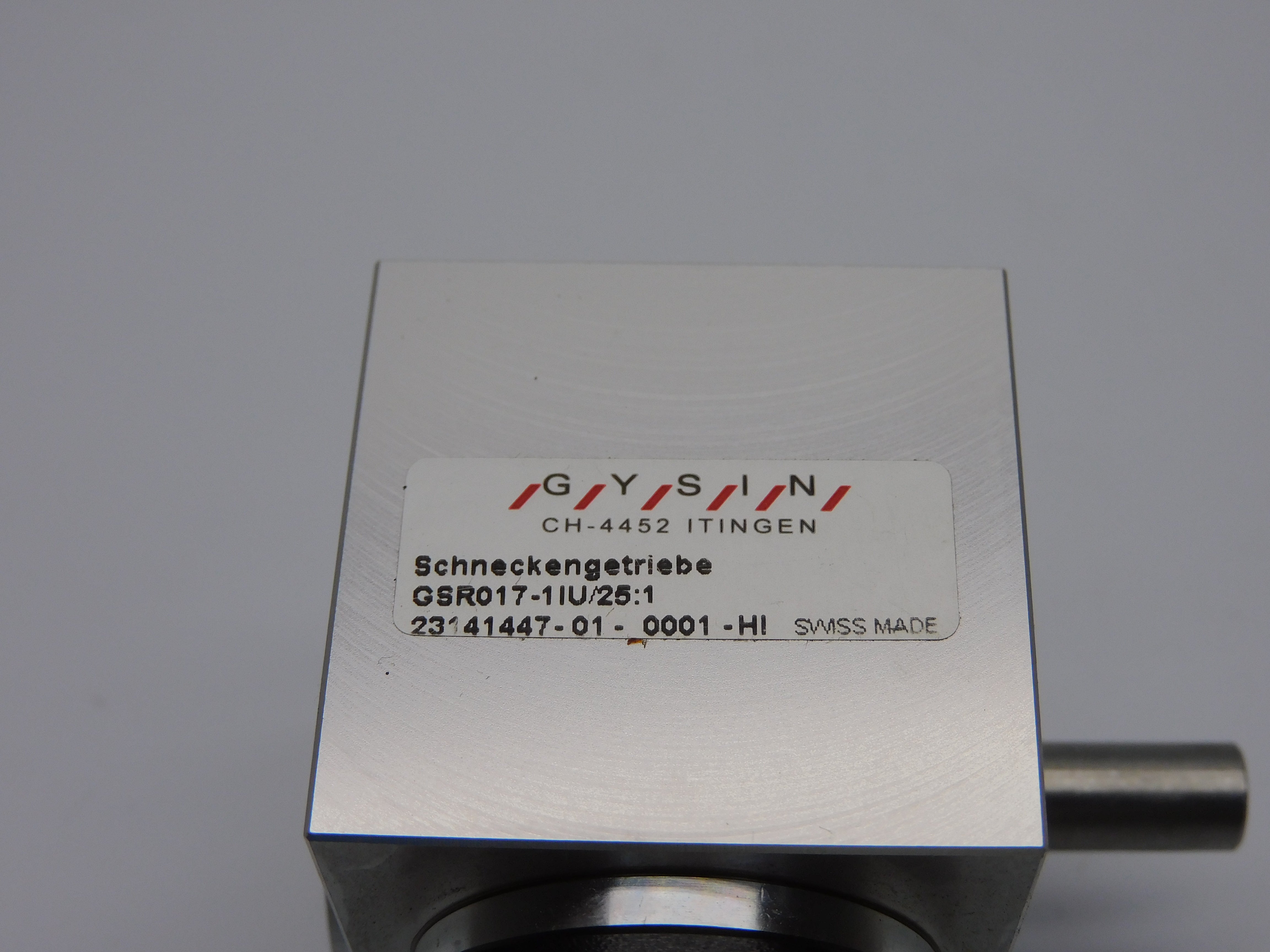 GYSIN GSR017-1IU/25:1 CH-4452 NSNP