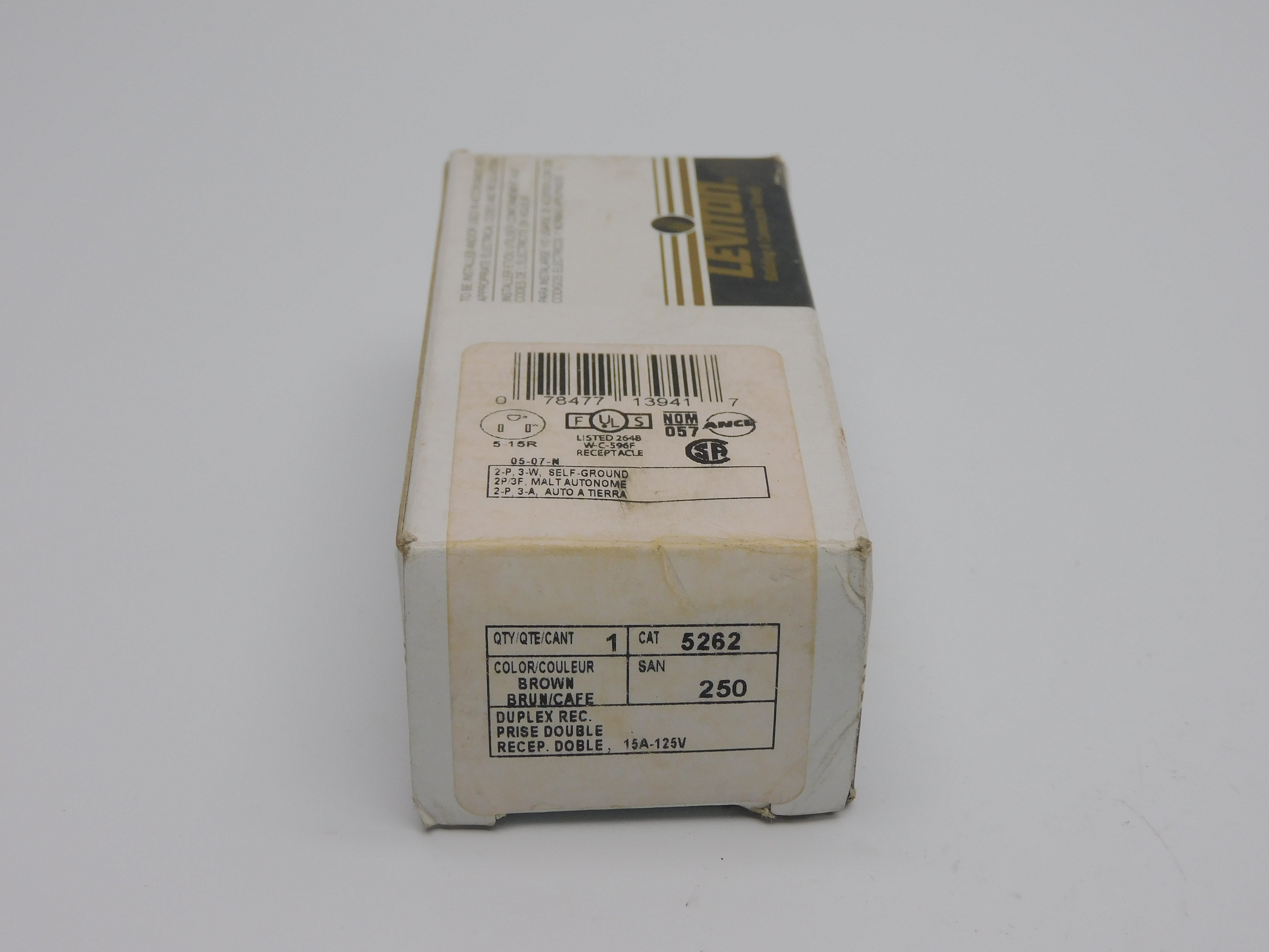 LEVITON 5262 125V 15A NSMP