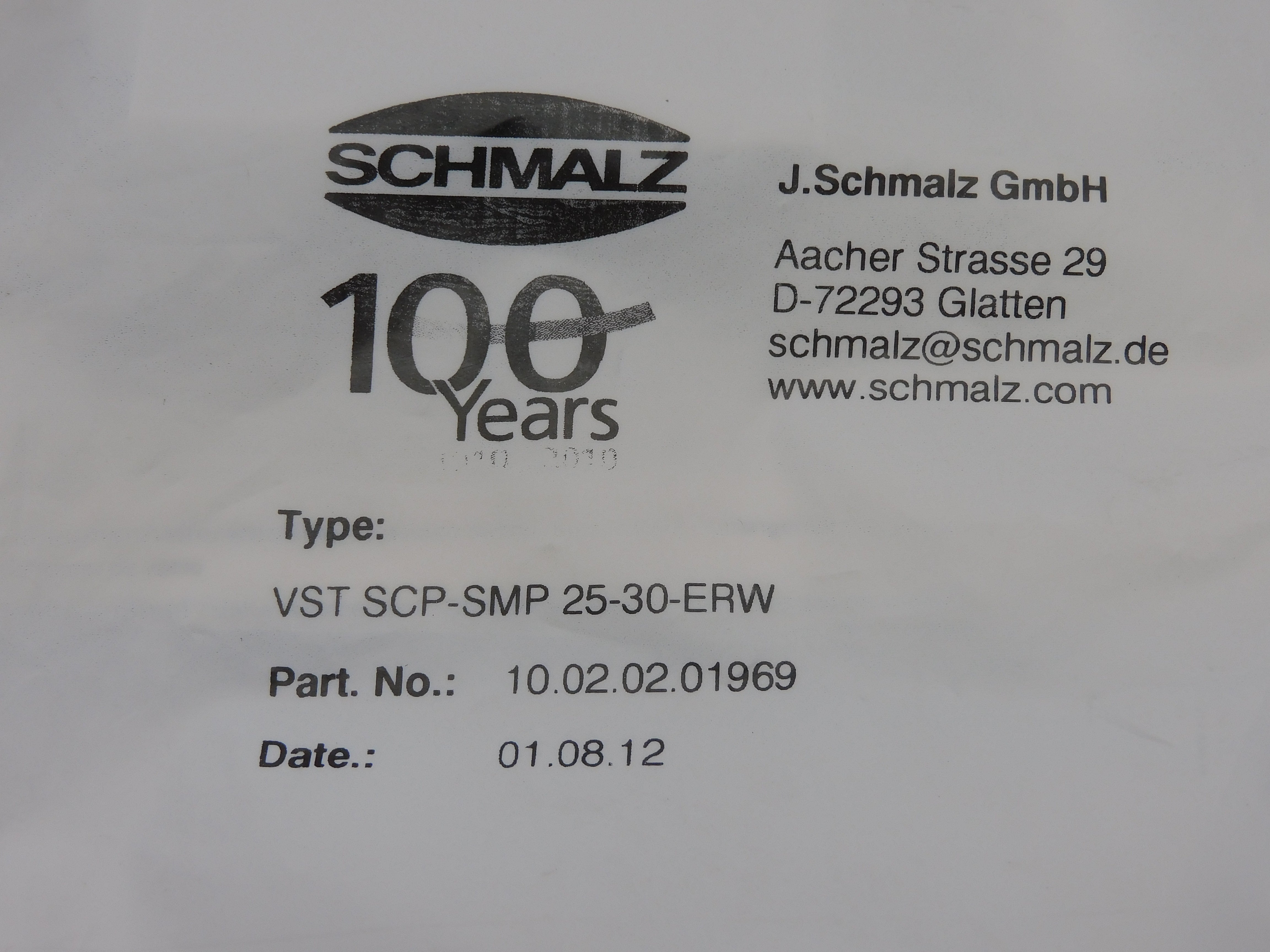 SCHMALZ VSTSCP-SMP25-30-ERW 10.02.02.01969 NSMP