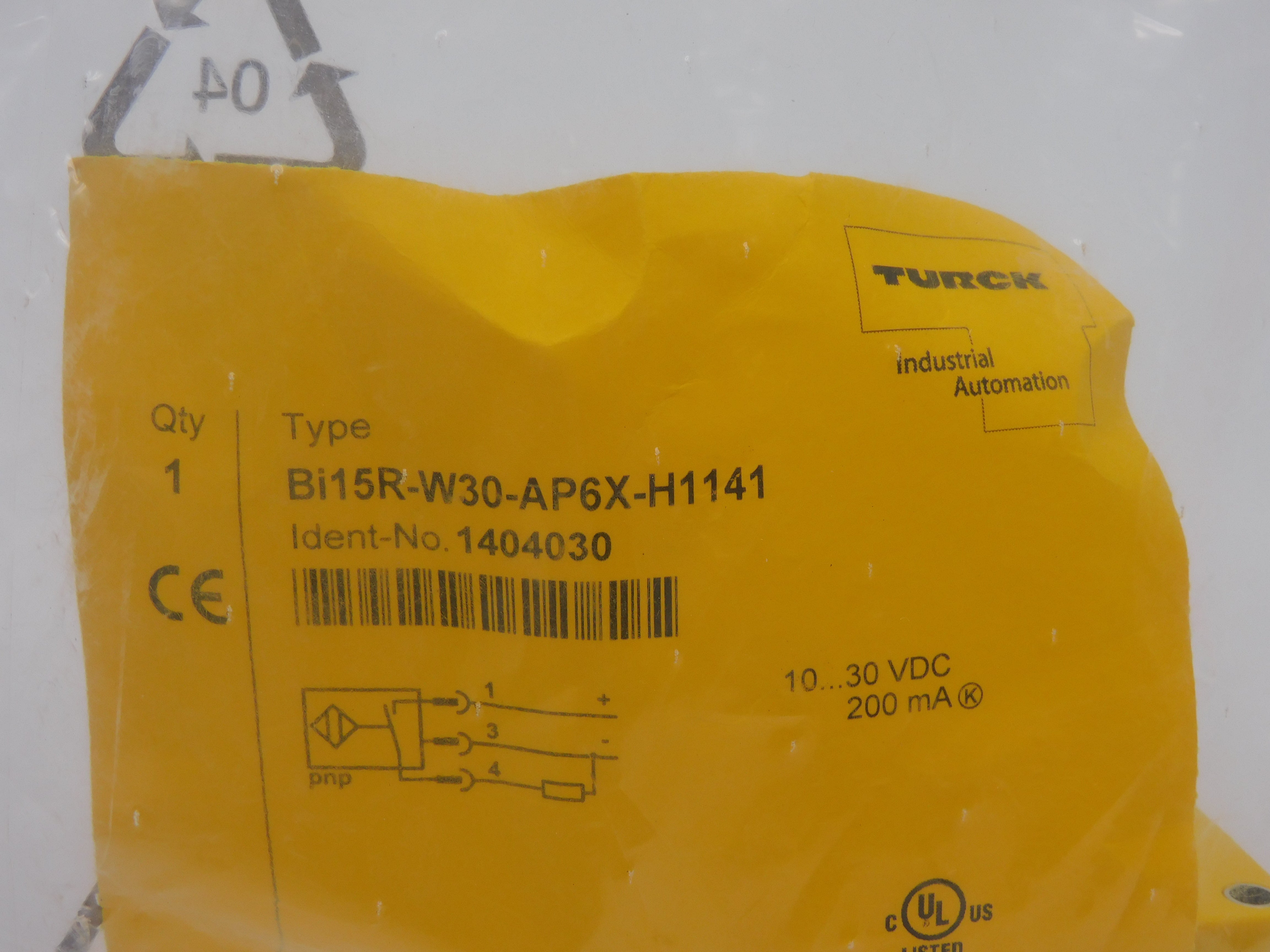TURCK BI15R-W30-AP6X-H1141 1404030 10-30VDC NSMP