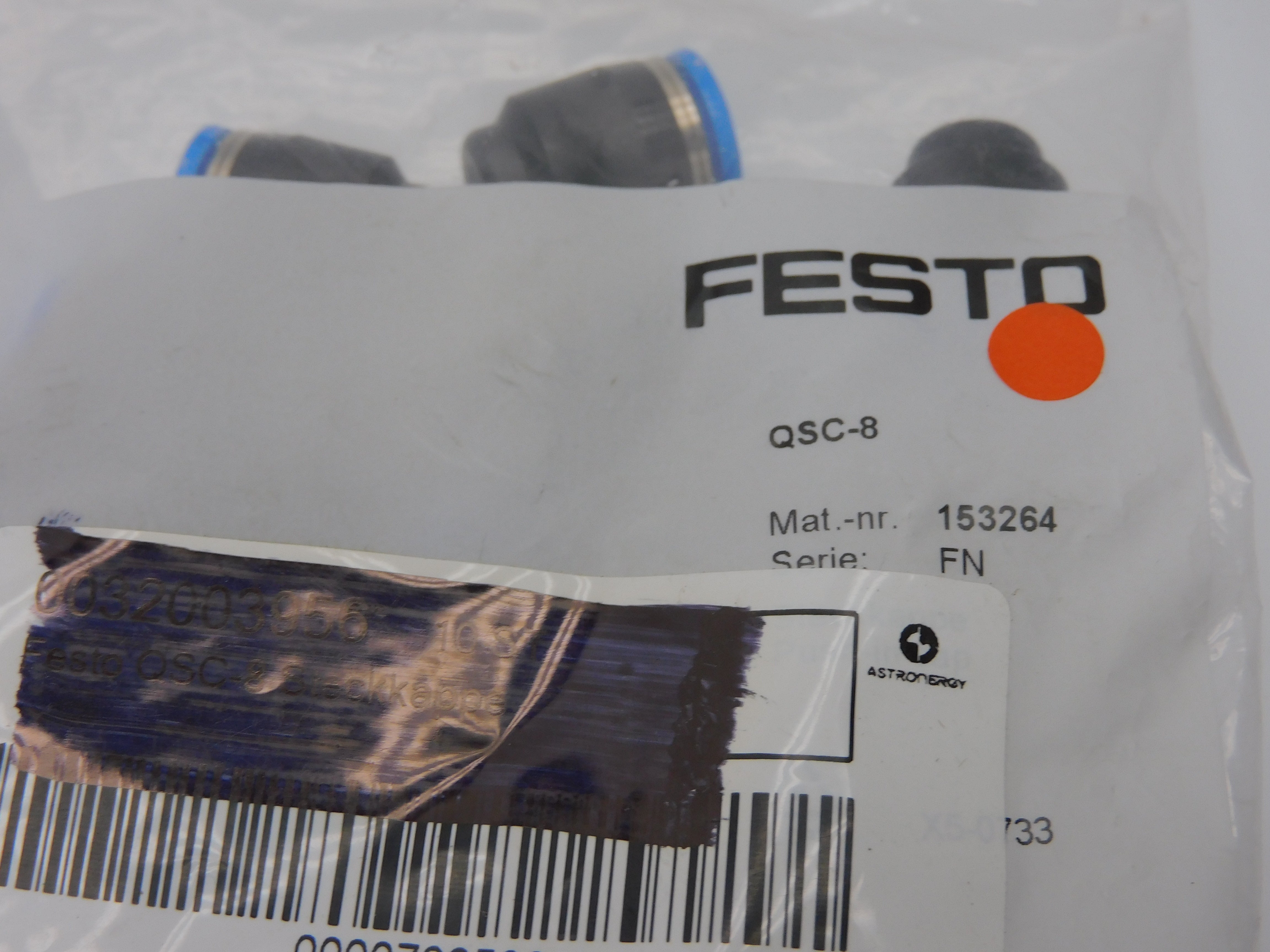 FESTO QSC-8 153264 (PKG OF 10) NSMP