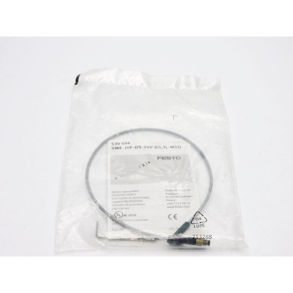 FESTO SME-10F-DS-24V-K0.3L-M5D 539494 NSMP