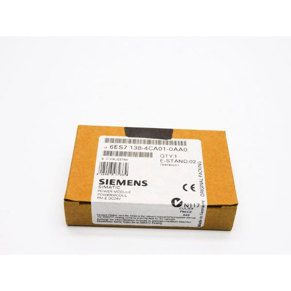 SIEMENS 6ES7138-4CA01-0AA0 24VDC VER. 02 NSFS