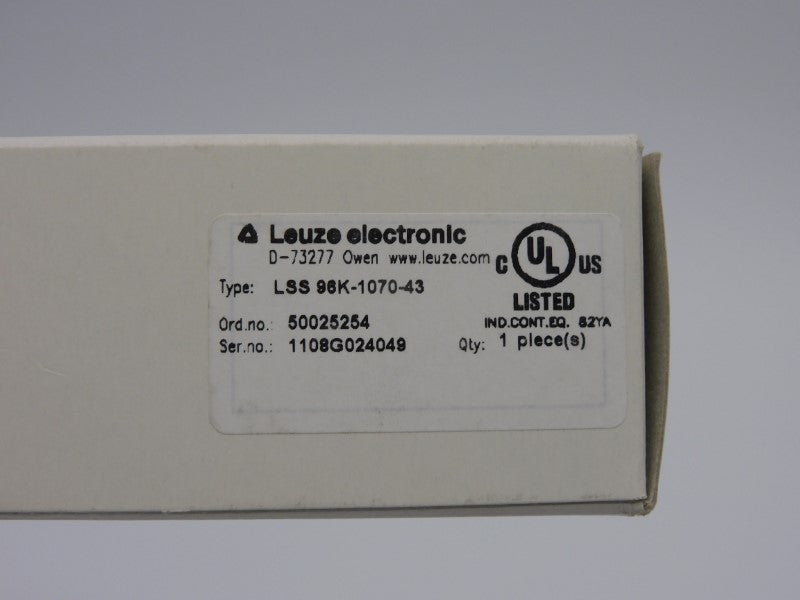 LEUZE ELECTRIC LSS96K-1070-43 50025254 10-30VD NSMP