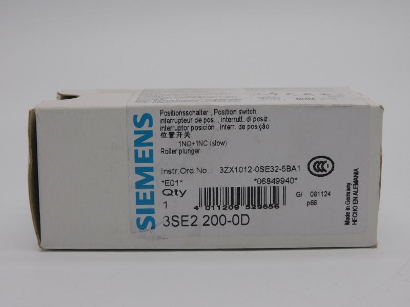 SIEMENS 3SE2200-0D 500V 6A NSMP
