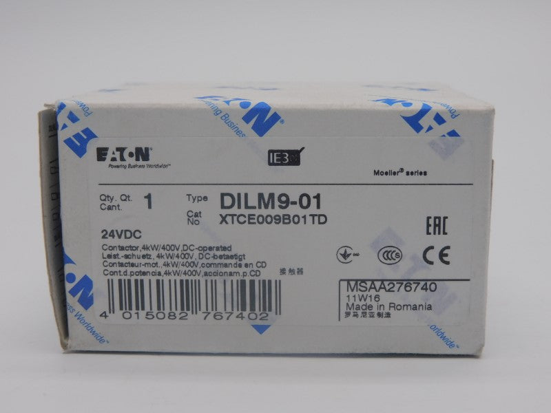 EATON XTCE009B01TD DILM9-01 24VDC NSMP
