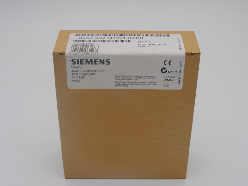 SIEMENS 6ES7332-5HB01-0AB0 VER. 10 NSFS
