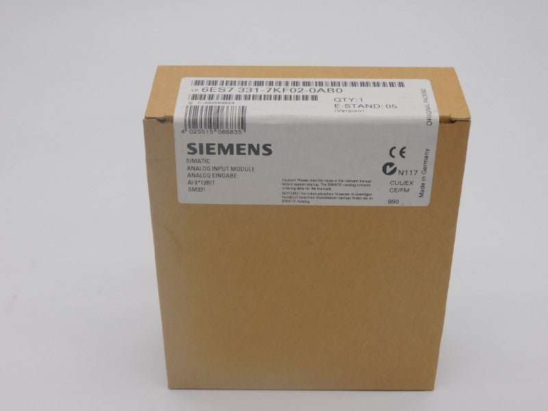 SIEMENS 6ES7331-7KF02-0AB0 VER. 05 NSFS