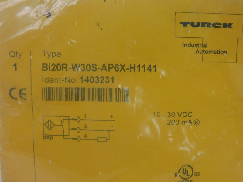 TURCK BI20R-W30S-AP6X-H1141 1403231 10-30VDC NSMP