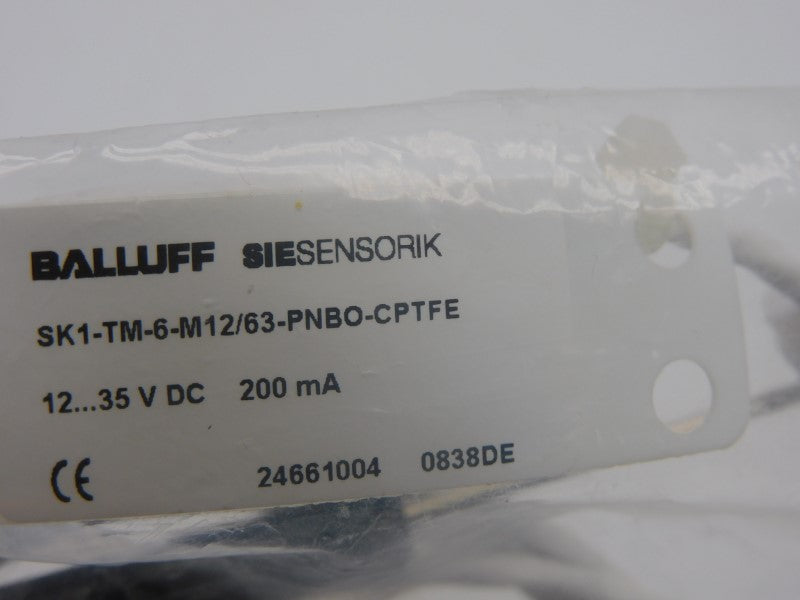 BALLUFF SK1-TM-6-M12/63-PNBO-CPTFE 12-35VDC NSMP