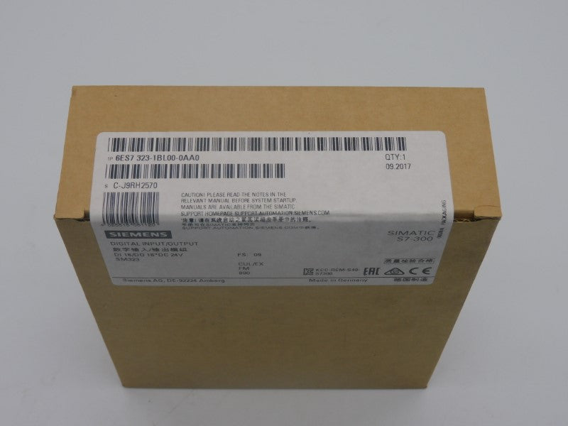SIEMENS 6ES7323-1BL00-0AA0 F/W 09 24VDC NSFS