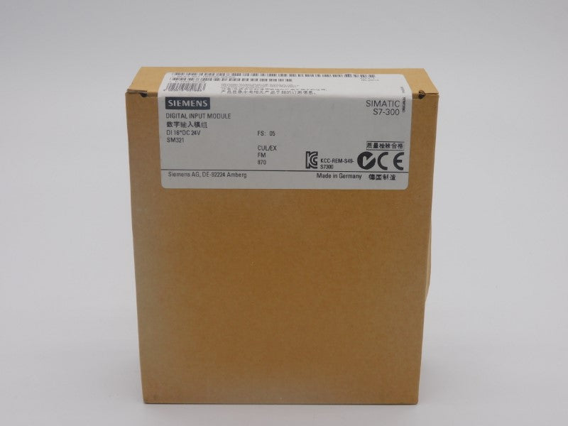 SIEMENS 6ES7321-1BH02-0AA0 F/W 05 24VDC NSFS
