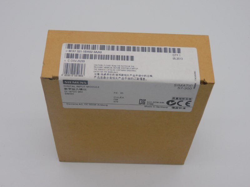 SIEMENS 6ES7321-1BH02-0AA0 F/W 05 24VDC NSFS