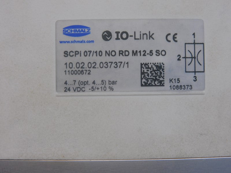 SCHMALZ SCPI07/10NORDM12-5SO 10.02.02.03737/1 24VDC NSNP