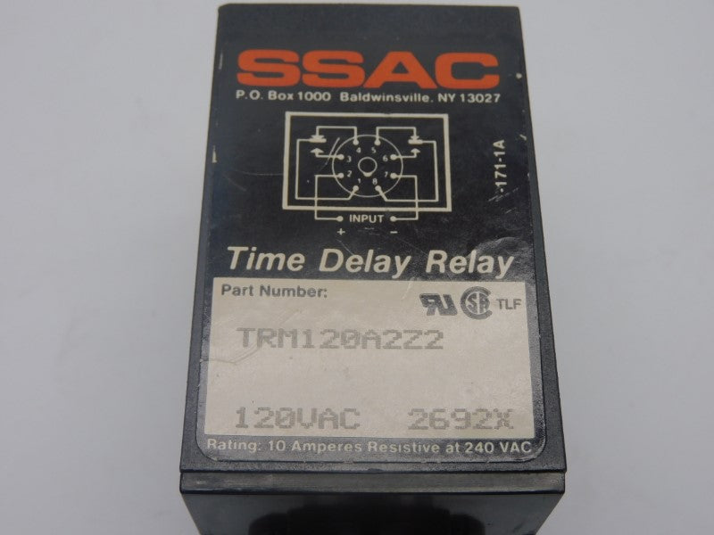 SSAC TRM120A2Z2 240VAC 10A .05-2.0S UNMP